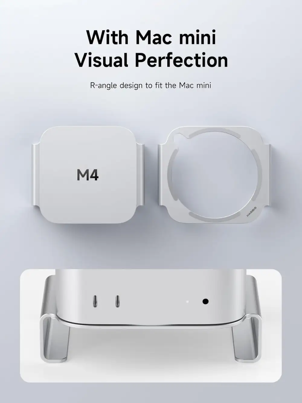 Hagibis Desktop Stand for Mac Mini