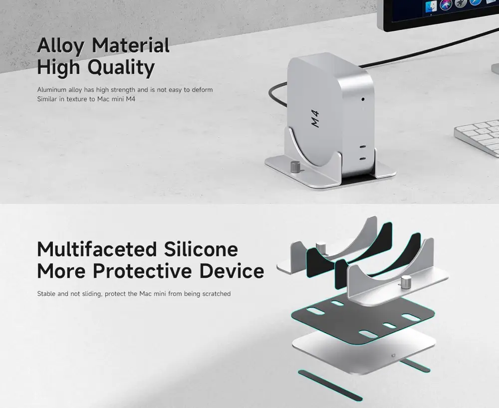 Hagibis MMS04 Vertical Stand For Mac Mini