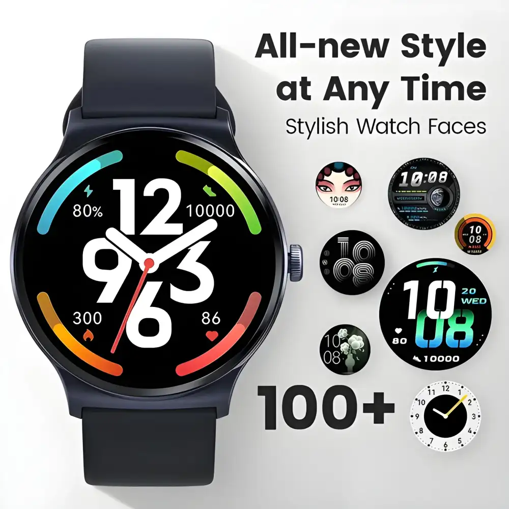 Lightweight Haylou watch built for comfort and style