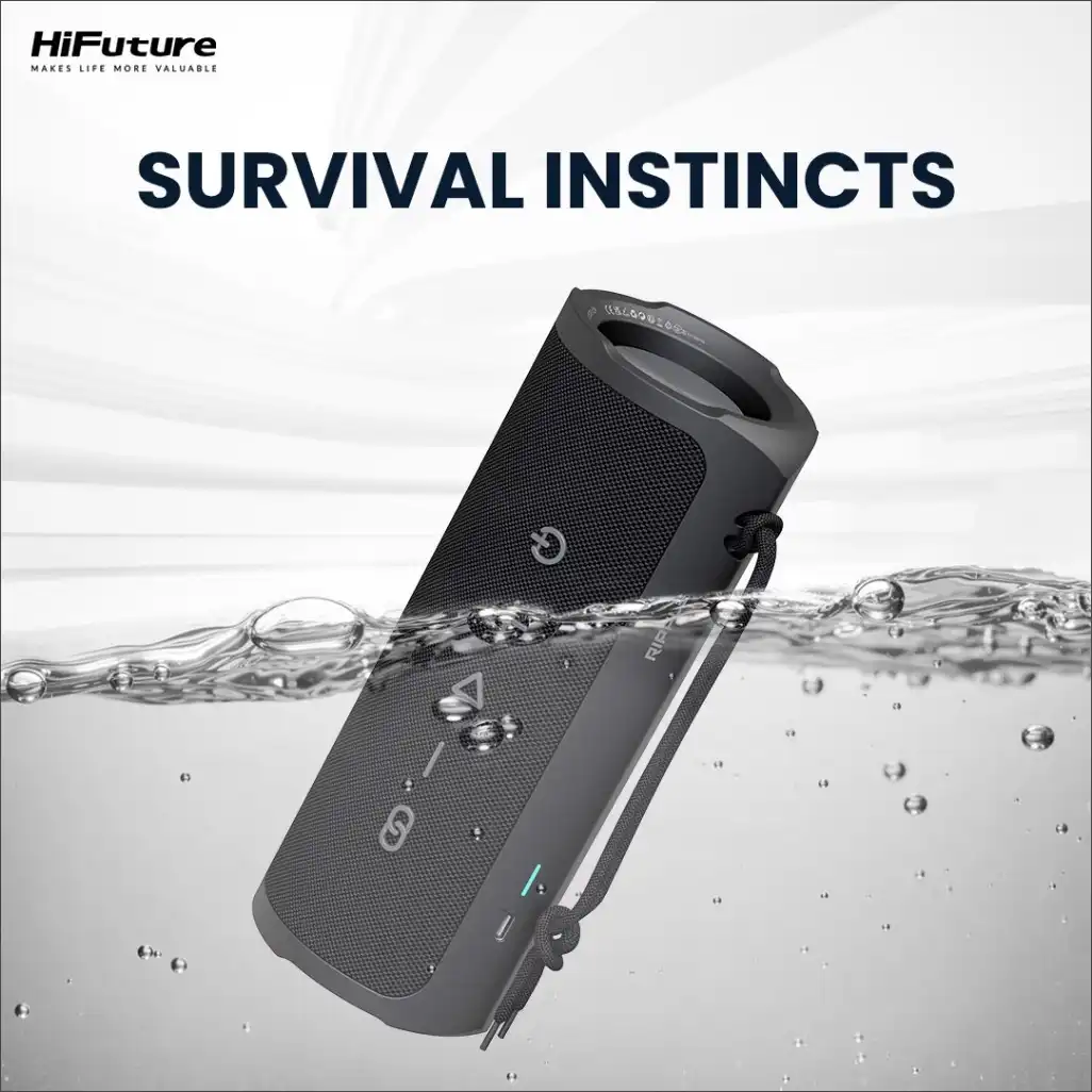 HiFuture Ripple 30W Portable Wireless Speaker Front View