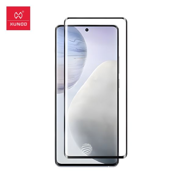 Mossily Vivo V27 Full Glue High Quality Curved Screen Tempered Glass