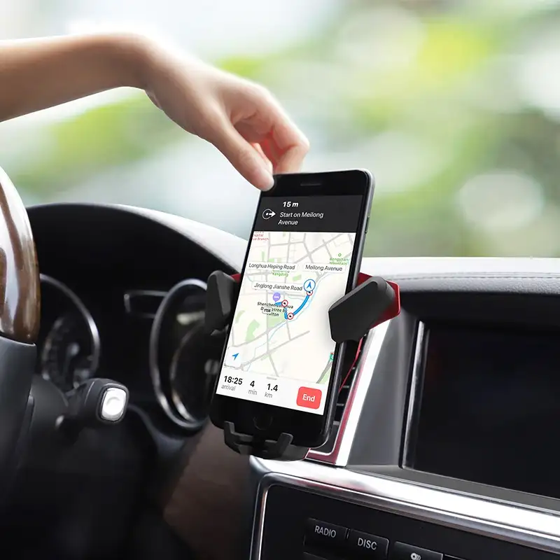 Premium Hoco car holder for secure phone mounting