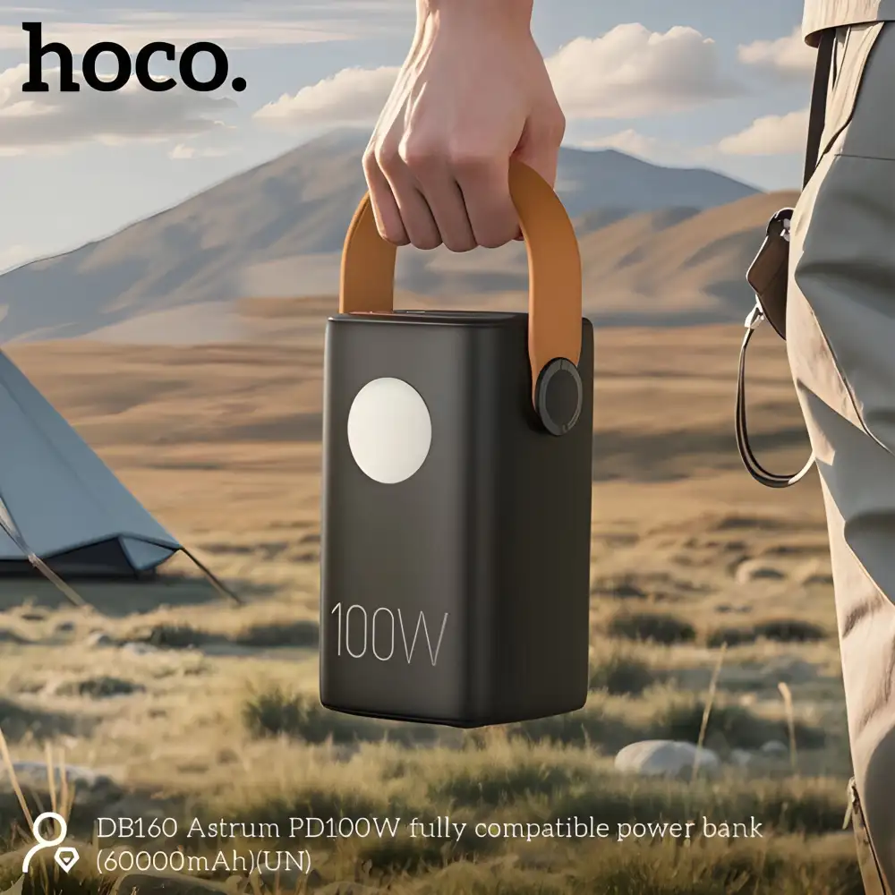 Hoco DB160 Astrum Power Bank with USB-C and USB-A Charging Ports