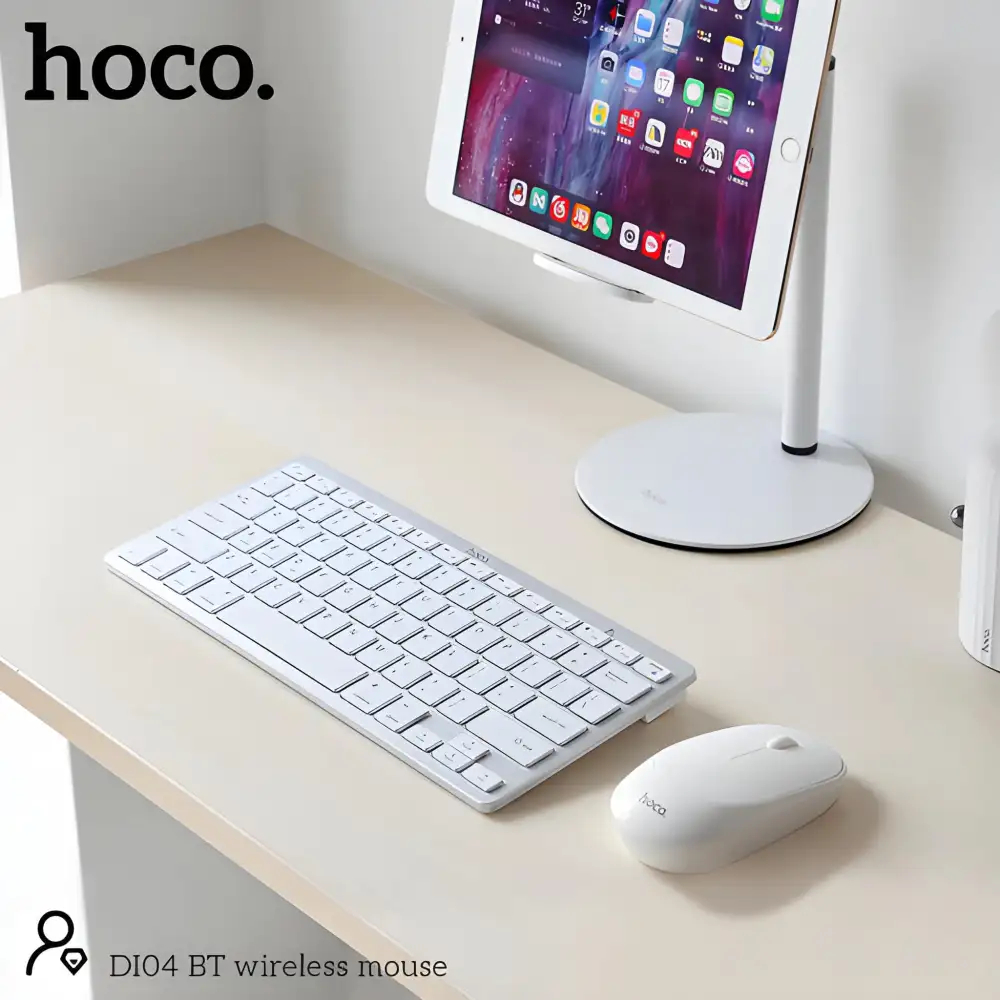 Hoco DI04 Plus portable Bluetooth mouse with sleek design
