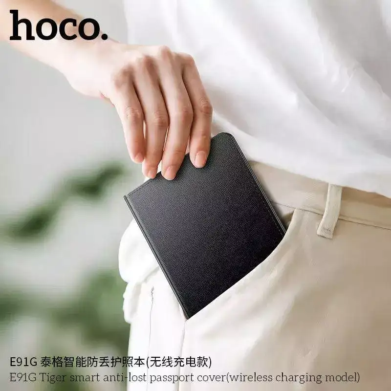 Hoco E91G Tiger Anti-Lost Smart Passport Cover Design