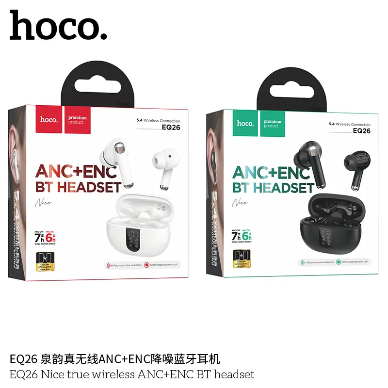 Hoco EQ26 Bluetooth 5.4 True Wireless Earbuds