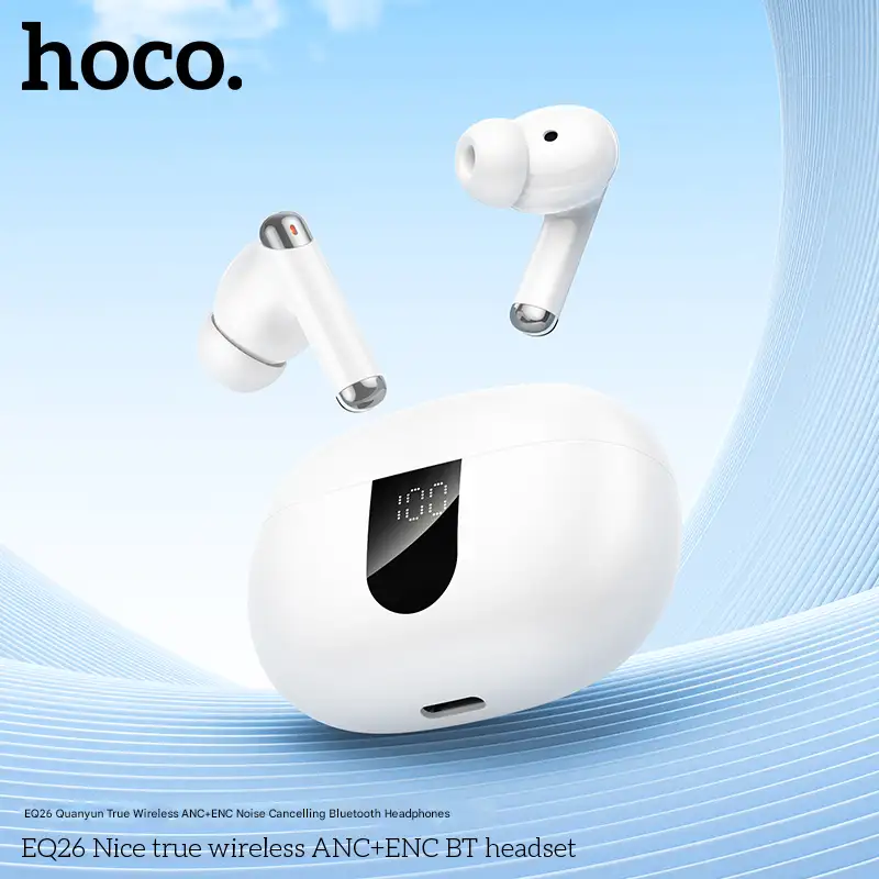 Hoco EQ26 Nice True Wireless ANC+ENC BT Headset Earbuds view
