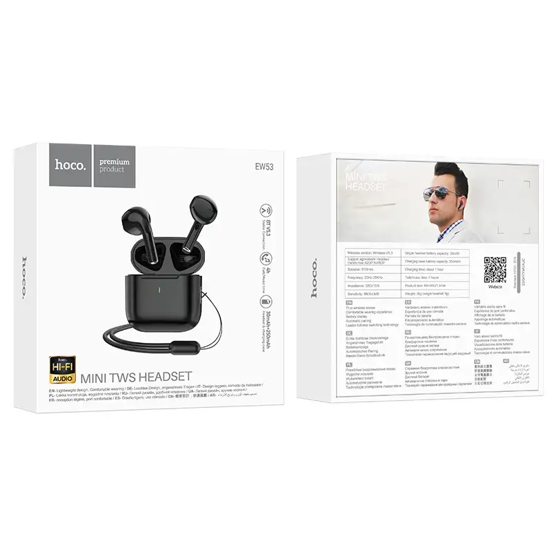 True wireless earbuds by Hoco for daily music use