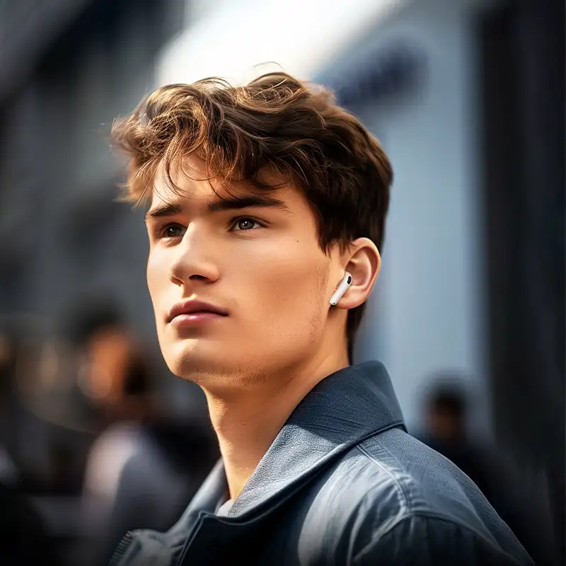 Hoco EW85 ANC TWS earbuds with clear sound quality