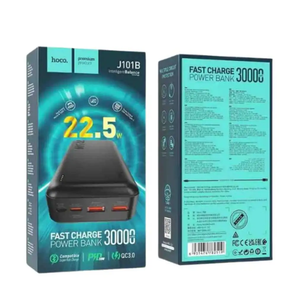 Hoco J101B 22.5W 30000mAh Fast Charging Power Bank
