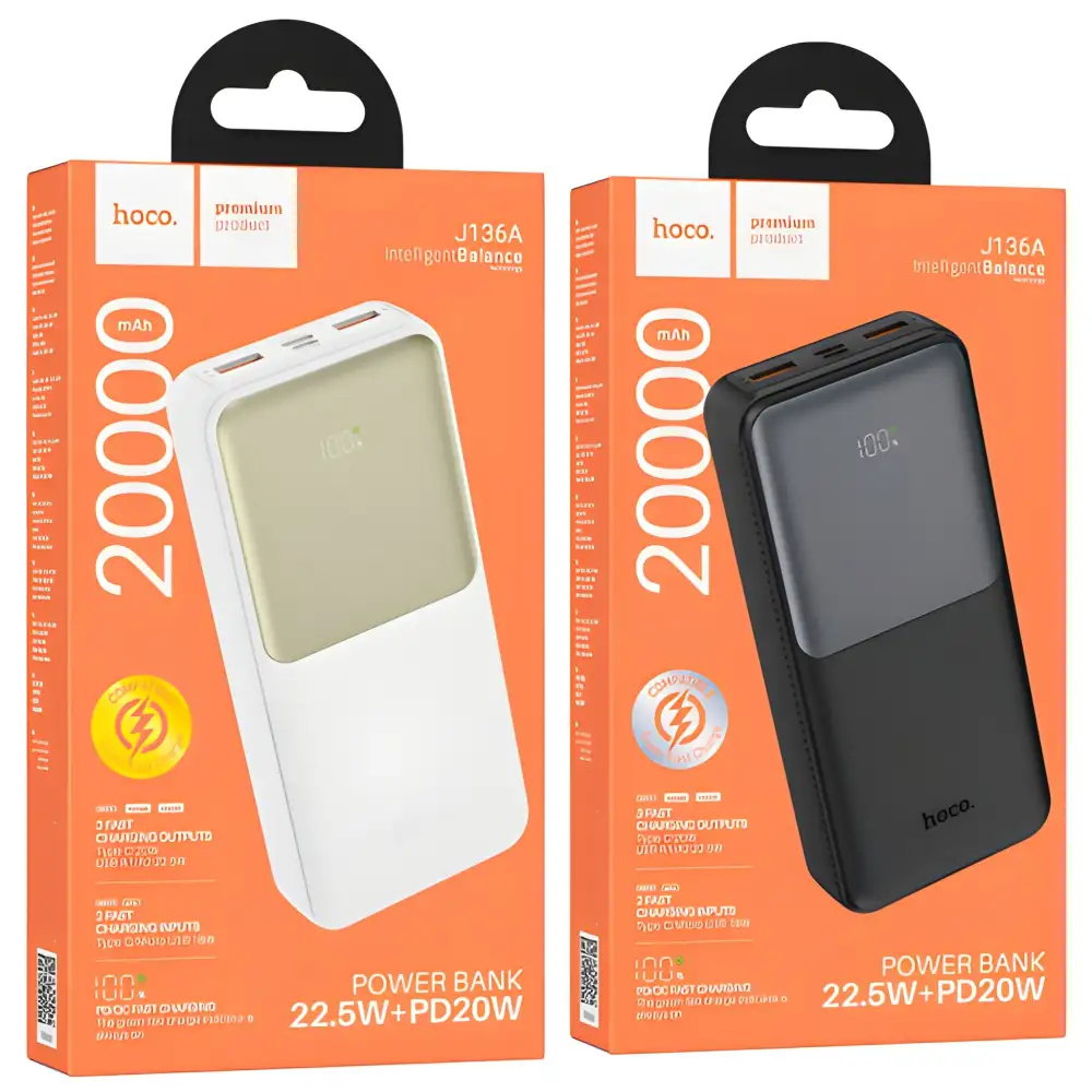 Hoco J136A 20000mAh 22.5W Power Bank