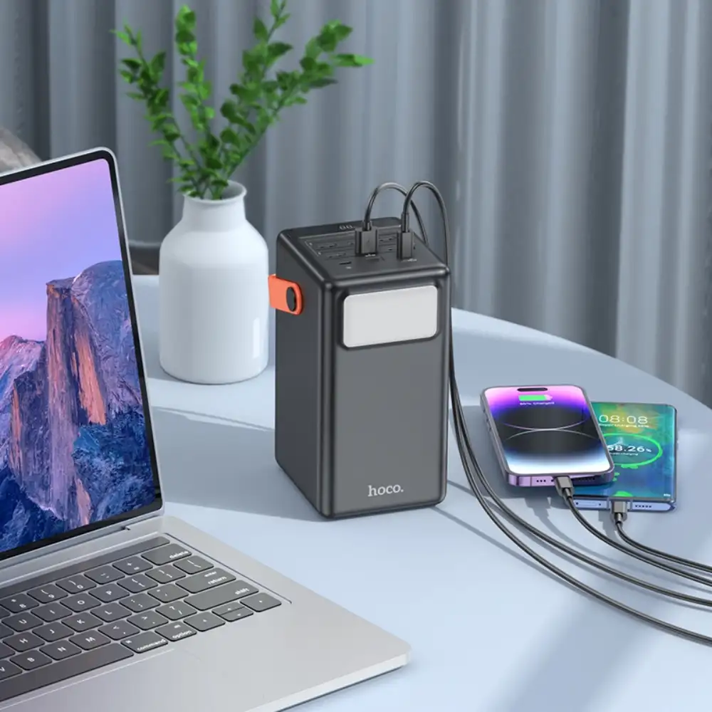 Hoco J142 100000mAh Power Bank with multiple charging ports