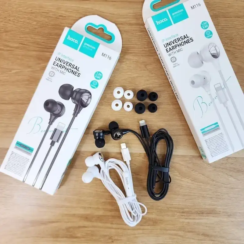 Hoco M116 Lightning Earphone