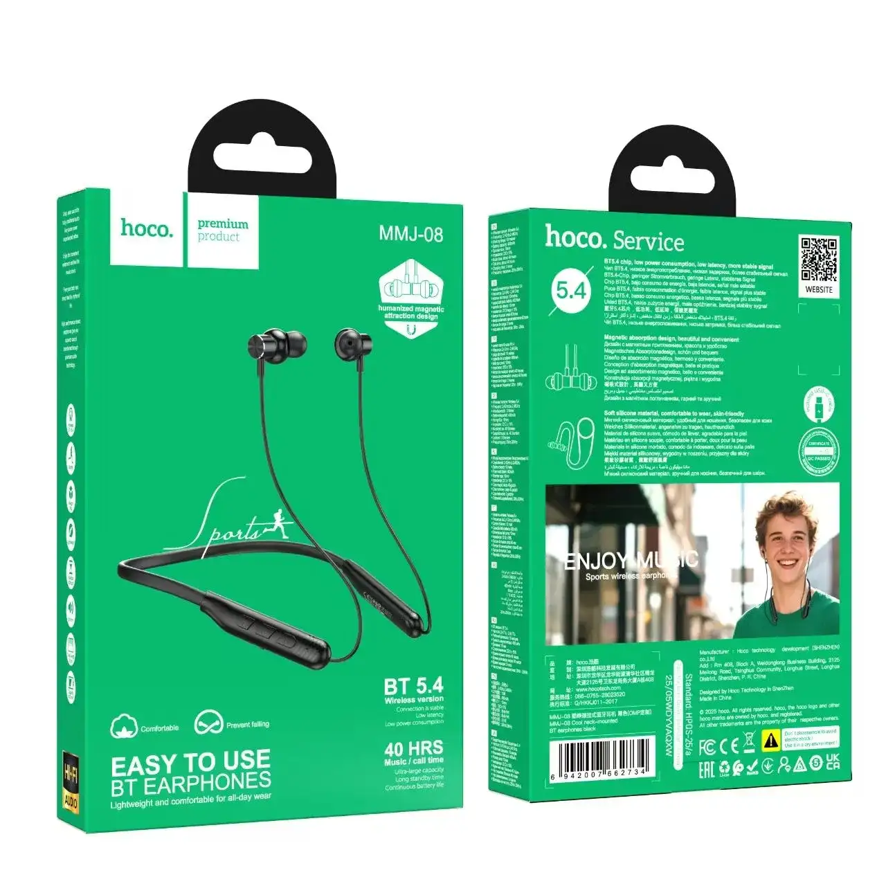 Comfortable lightweight neckband built for daily use