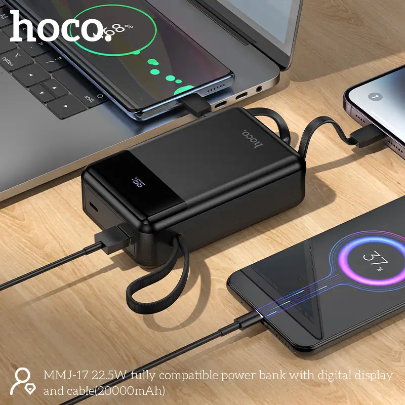 Hoco MMJ17 20000mAh power bank with 22.5W fast output