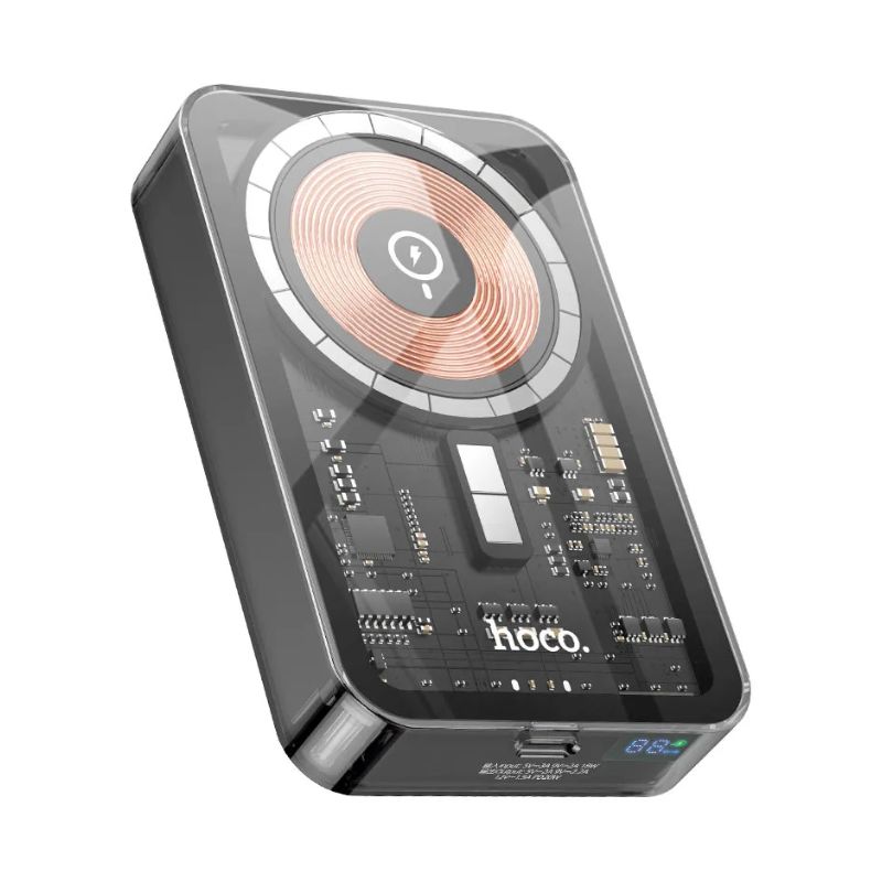 Hoco Q14A PD20W + QC3.0 10000 mAh Transferent Wireless Power Bank