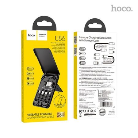 Hoco U86 versatile portable charging data cable with stylish case