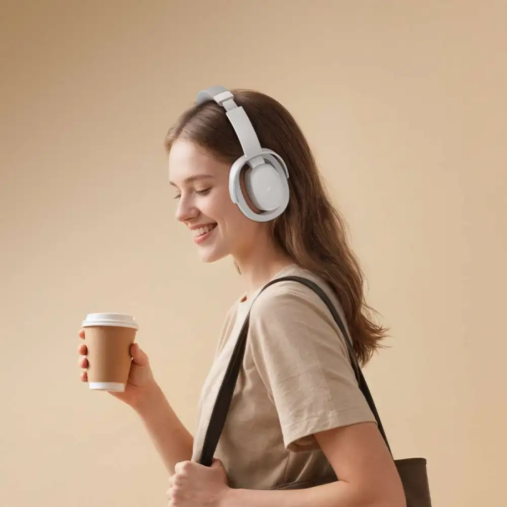 . Lightweight open-ear design for safe outdoor use