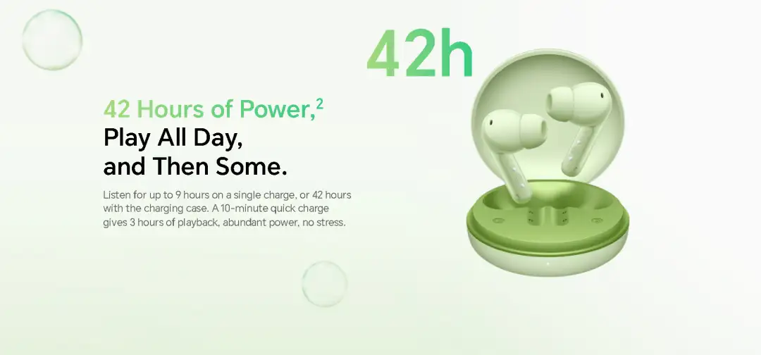 Honor noise cancelling earbuds designed for daily use