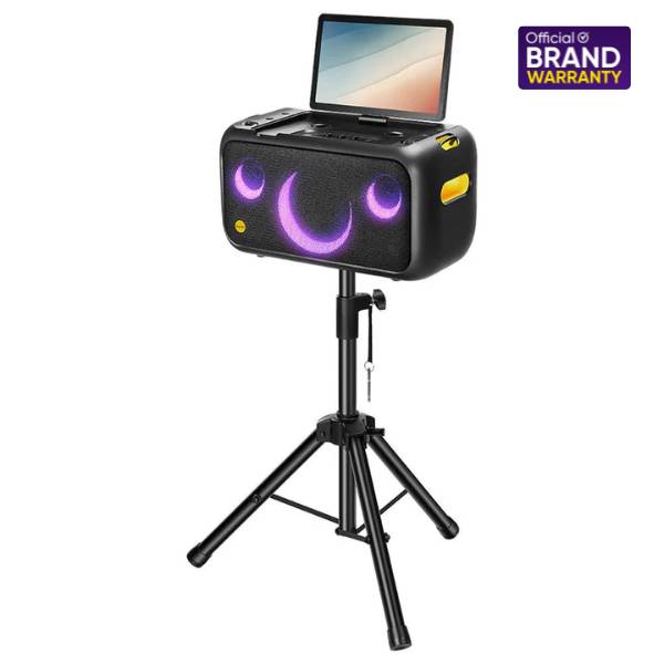 Ikarao Adjustable Speaker Stand Universal, 4.1 to 6.6-Foot