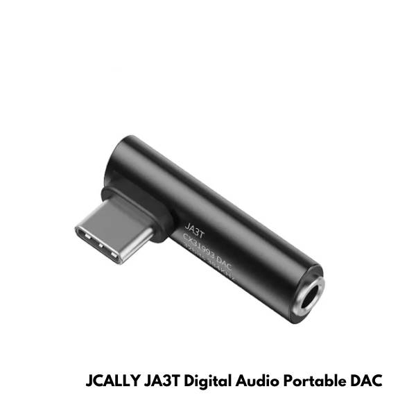 JCALLY JA3T Digital Audio Portable DAC Type-C to 3.5mm (32bit/384KHz), L Plug