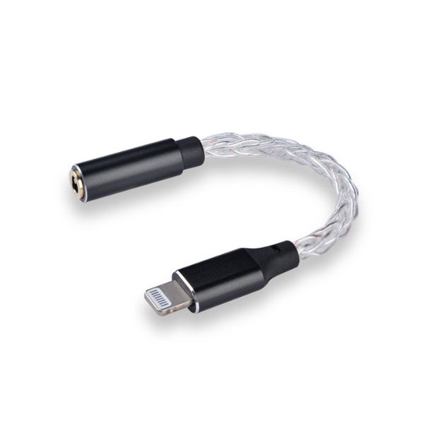 JCALLY JM08L HiFi Earphone Amplifier 3.5mm to Lightning Earphone Adapter with MFI Certification