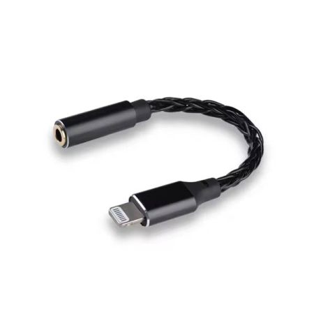 JCALLY JM08L HiFi Earphone Amplifier 3.5mm to Lightninng Earphone Adapter with MFI Certification
