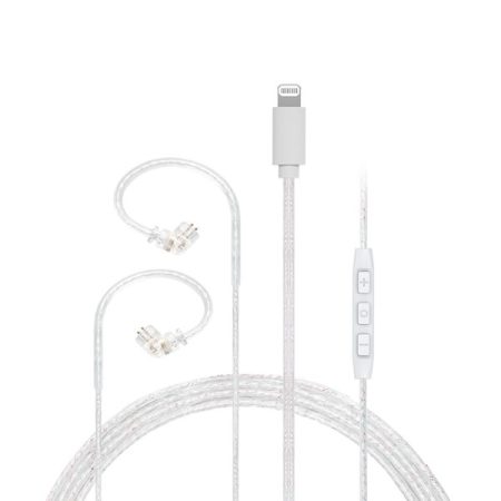 JCALLY PJ5 Lighting 5N OFC Silver-plated Earphone Cable C100 Chip Support Microphone