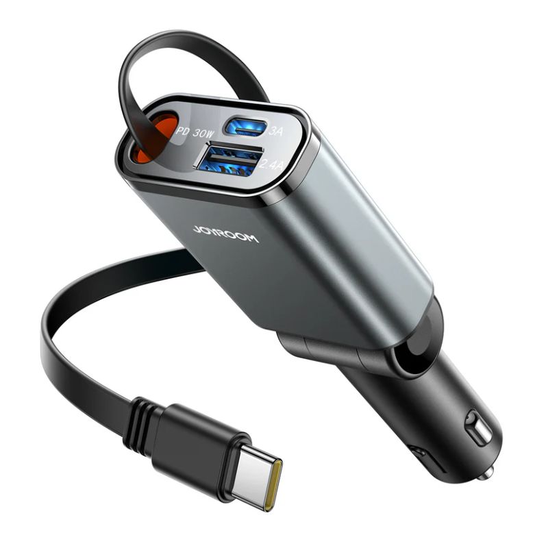 JOYROOM JR-CCL07 3-in-1 Retractable Car Charger