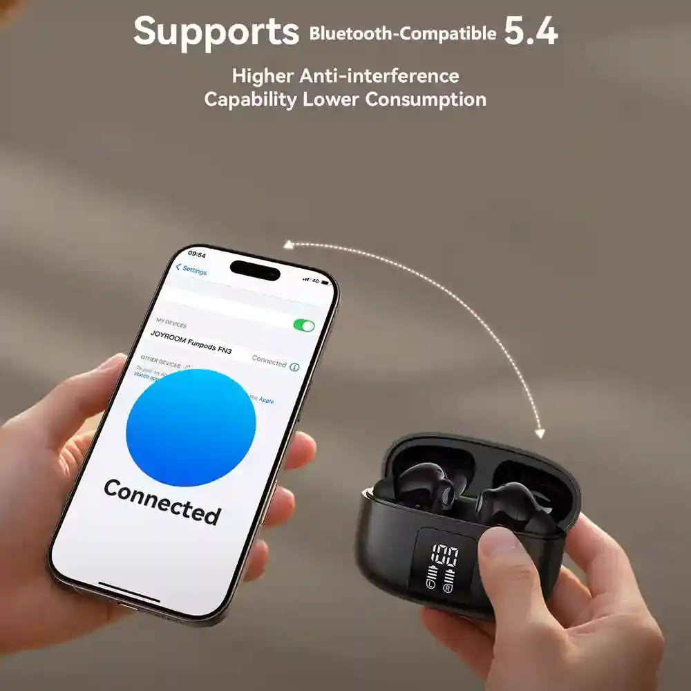 JOYROOM JR-FN3 ANC true wireless earbuds feature view