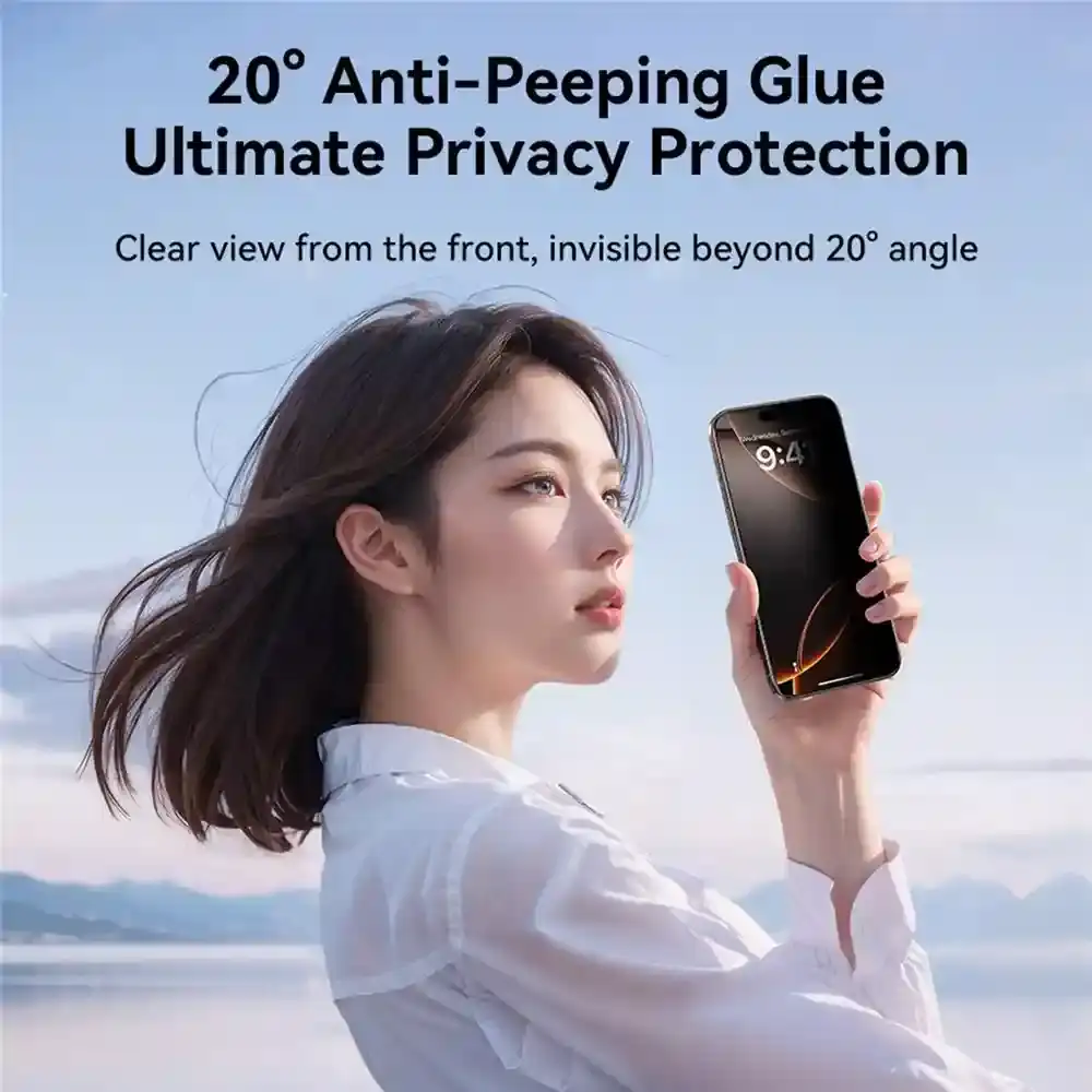 JOYROOM JR-MQS0613 iPhone 17 2.5D Anti-Spy Full Screen Protector