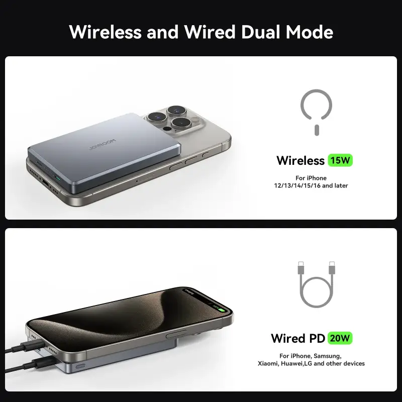 JOYROOM JR-PBM08 Pro ultra slim profile and aluminum shell