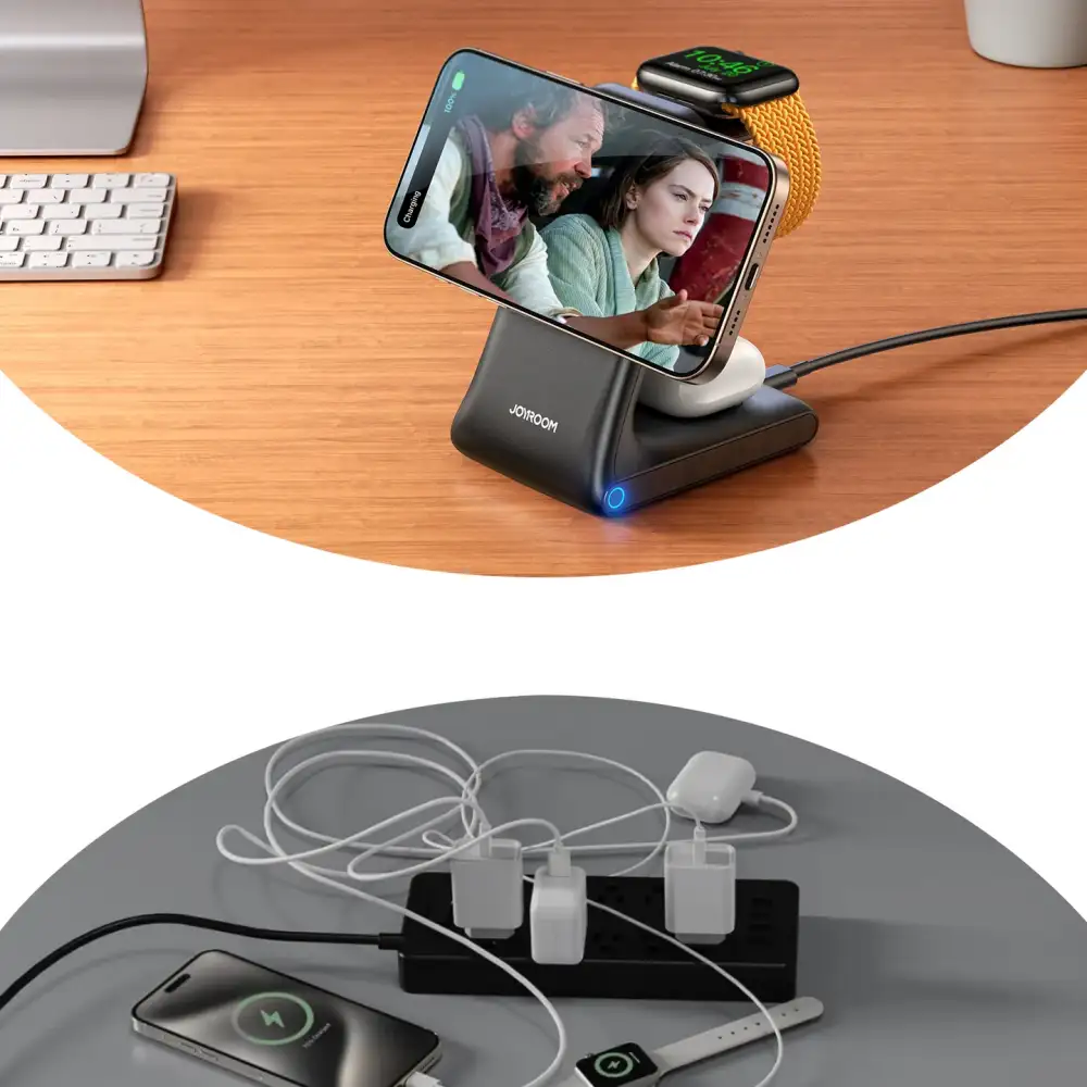 JOYROOM JR-W15 3-in-1 Wireless Charging Station