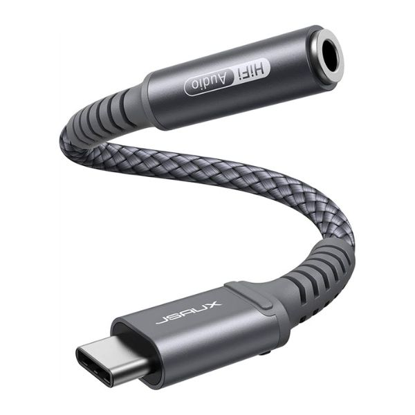 JSAUX 24BIT DAC Type C To 3.5mm Adapter