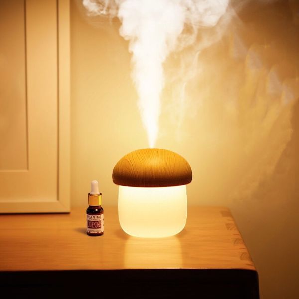Jisulife JM02 Mushroom LED Humidifier 250Ml White