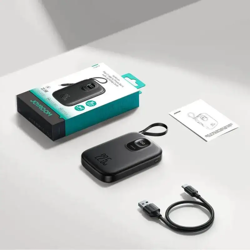 Joyroom Custom PD 22.5W PowerBank 10000mAh with Built in Type C Cable JR-PBF17
