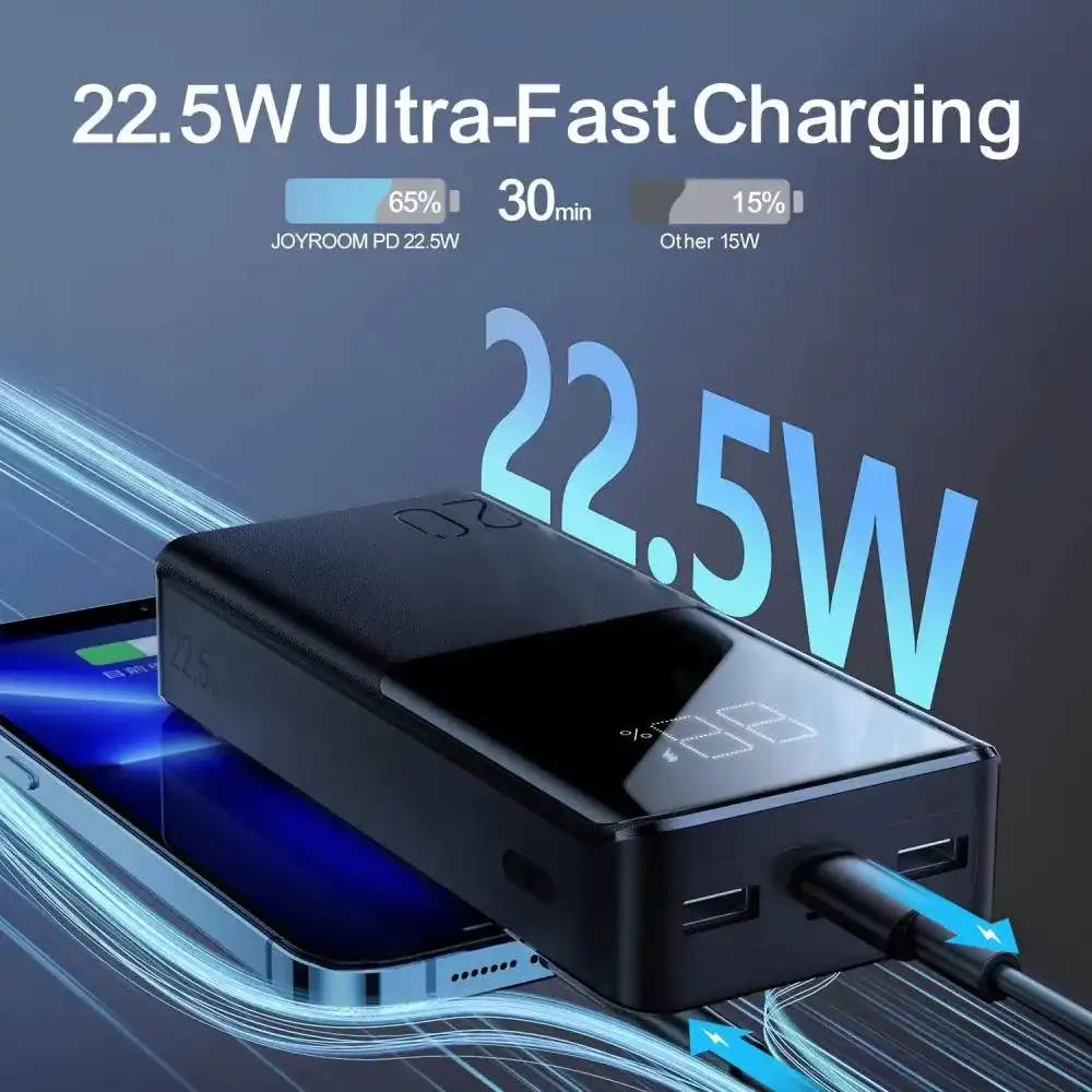 Joyroom 22.5W fast charging power bank JR-QP192 with Type-C input