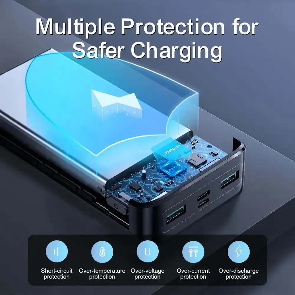 Joyroom JR-QP192 fast charging power bank with LCD display