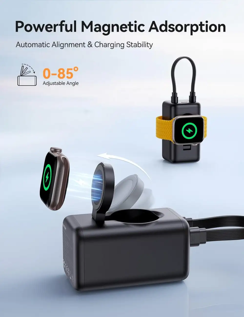 The compact and lightweight design of the Joyroom JR-W13 power bank, perfect for travel and portability in BD,

