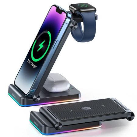 Joyroom JR-WQN01 15W 3 in 1 Foldable Wireless Charger