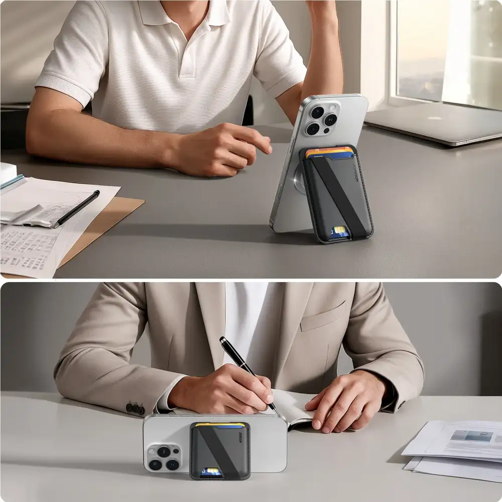Joyroom JR-ZS432 MagSafe Wallet ultra-slim design holding 3 credit cards