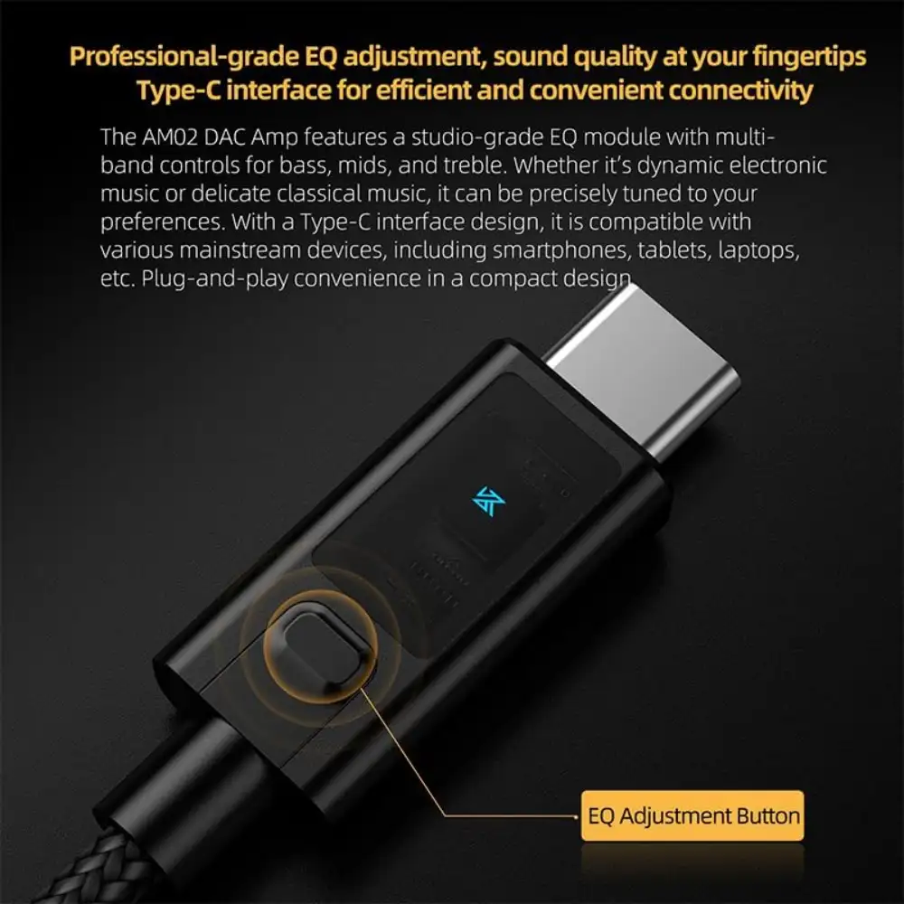 KZ AM02 portable DAC for high-resolution audio output