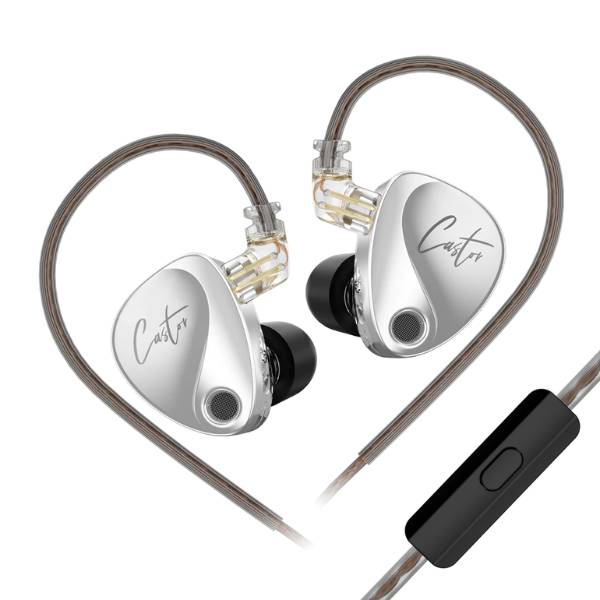 KZ Castor Tuning Adjustable Dual Driver IEM Earphones