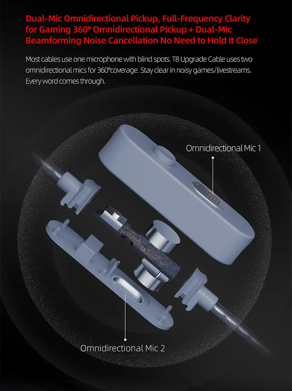 Premium KZ T8 cable designed for enhanced sound