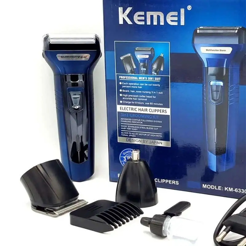 Kemei KM-6330 3 in 1 hair trimmer grooming kit design