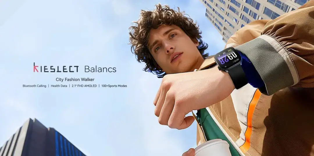 Kieslect Balancs Edge calling smartwatch with sleek build