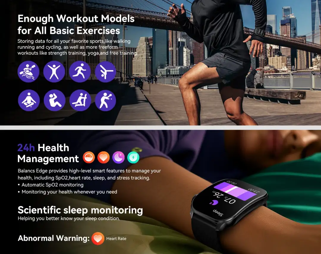 Premium Kieslect Balancs Edge Bluetooth smart watch