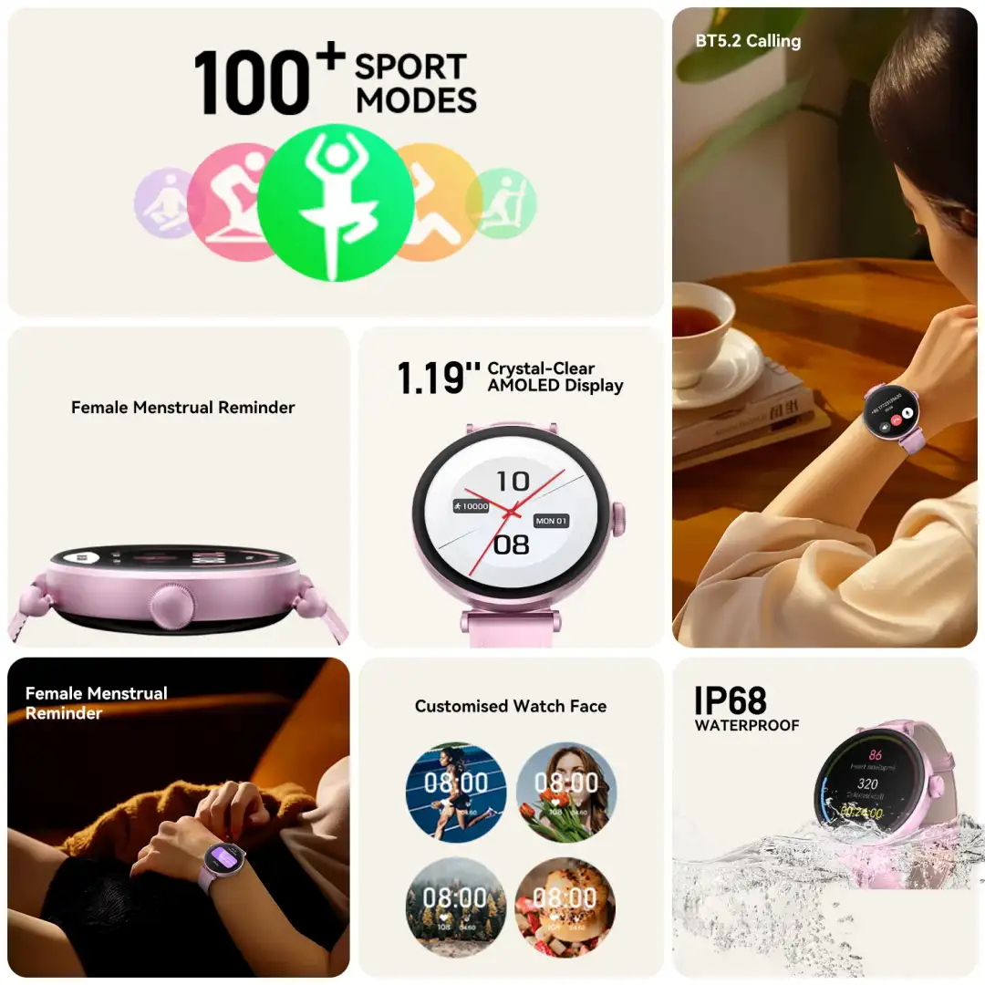 Premium Kieslect Pura Ele smart watch for daily use