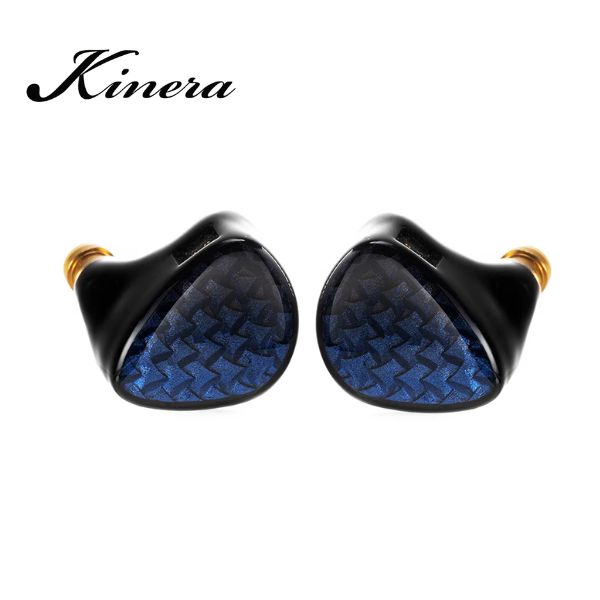 Kinera Celest Wyvern Black Remaster IEM Headphones, LCP 2.0 Dynamic Driver & Mic