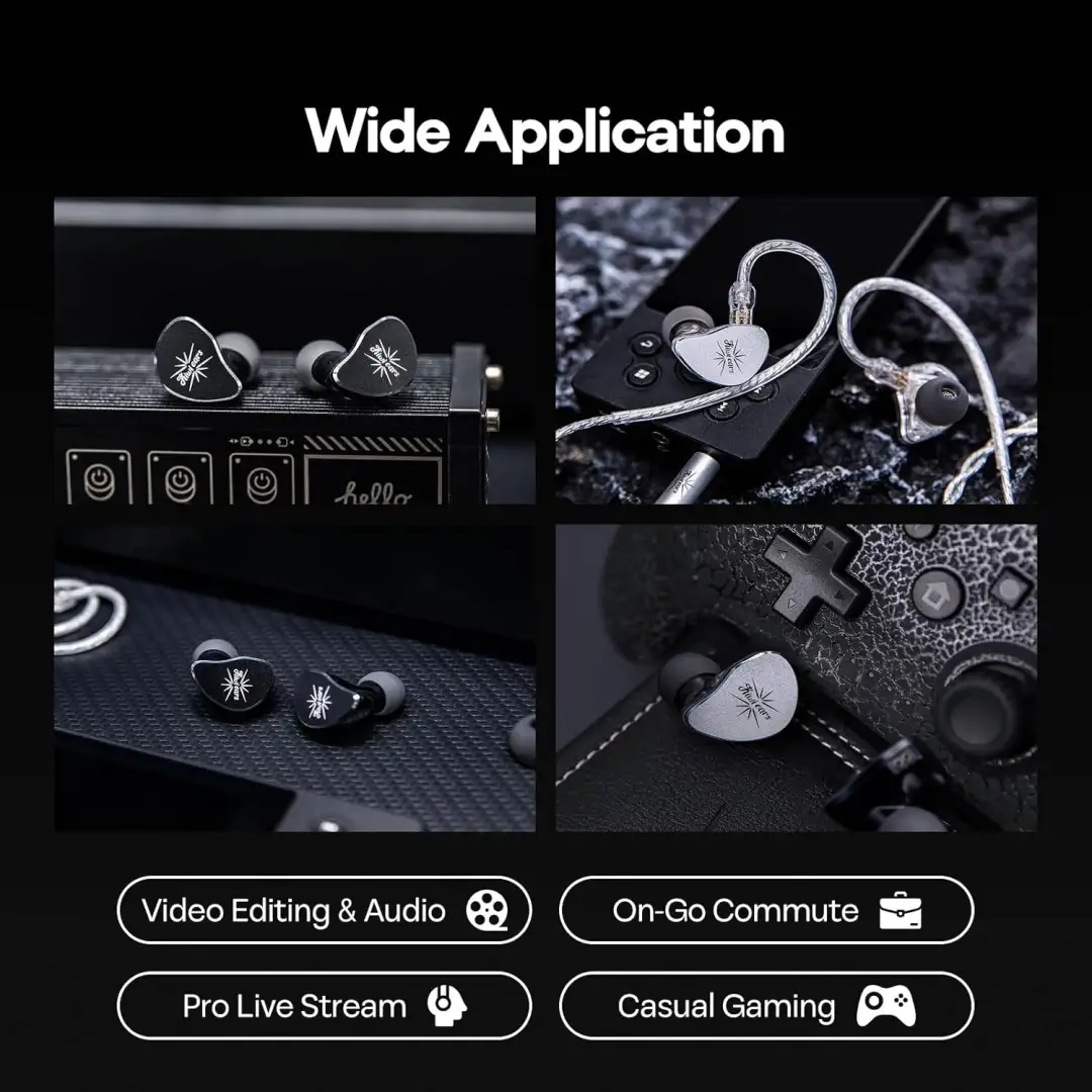 Kiwi Ears Belle IEM delivering clear balanced sound
